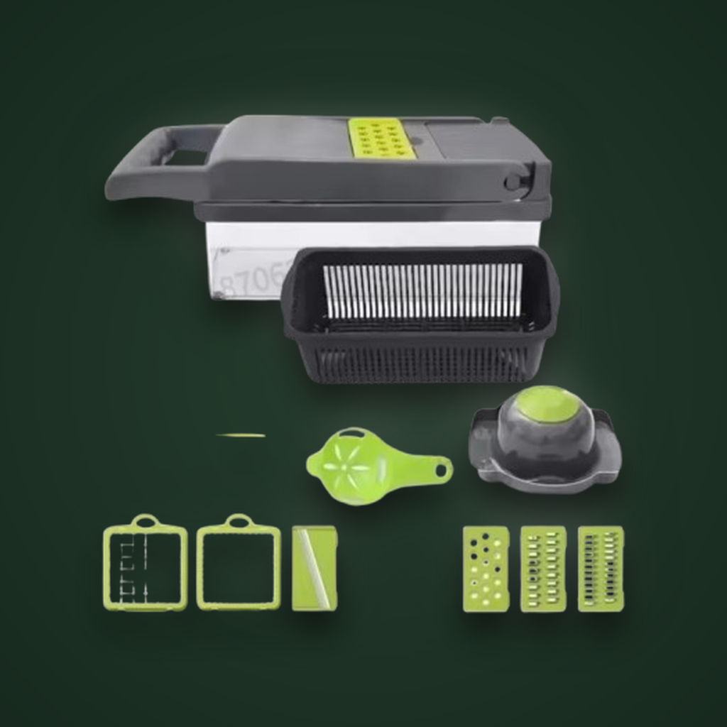 Picadora de verduras twobasic, vista de accesorios