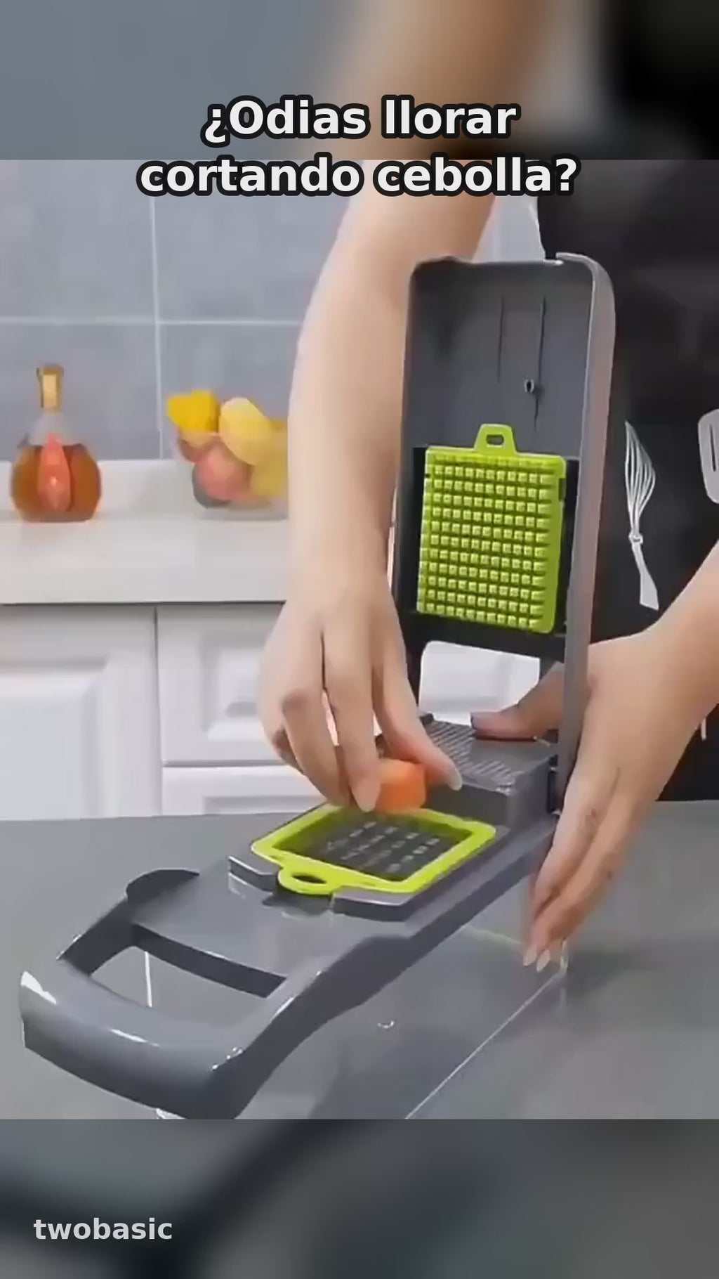 Cena lista en minutos — Picadora de verduras 16 en 1 │ twobasic