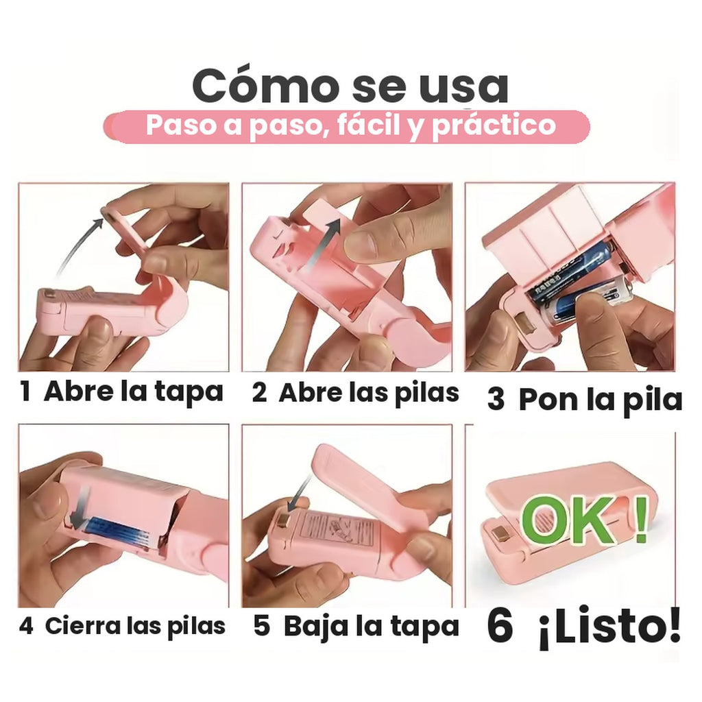 Mini sellador térmico USB